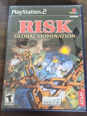 Sony PlayStation 2 Risk: Global Domination – Black & Red Cover